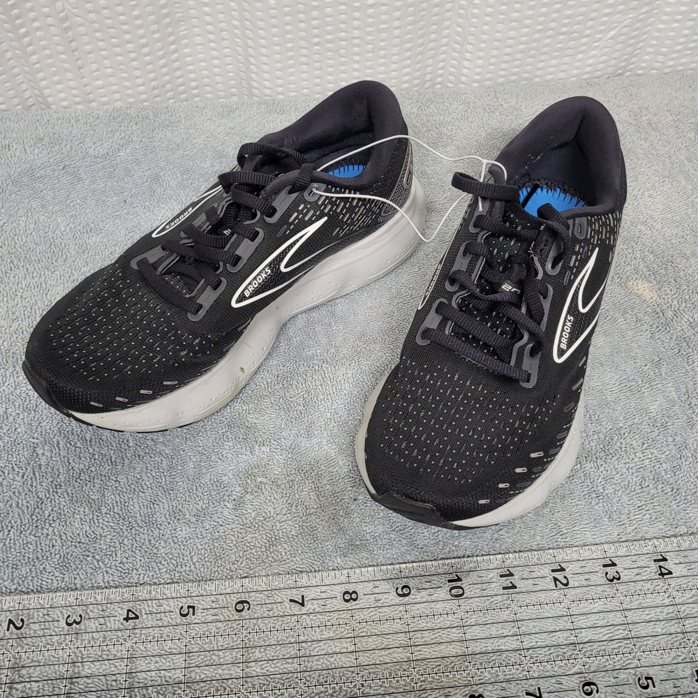 Brooks Glycerin 20 Womens Running Shoes Black White Wide D 1203691D059 Size 7